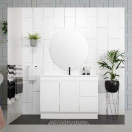 PALM 900MM HIGH QUALITY MODERN BATHROOM VANITY UNIT AND MIRROR