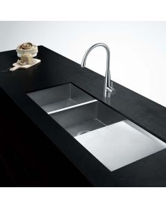 Highest Quality 304 Stainless Steel Handmade Sink  1114mm x 450mm x 205mm